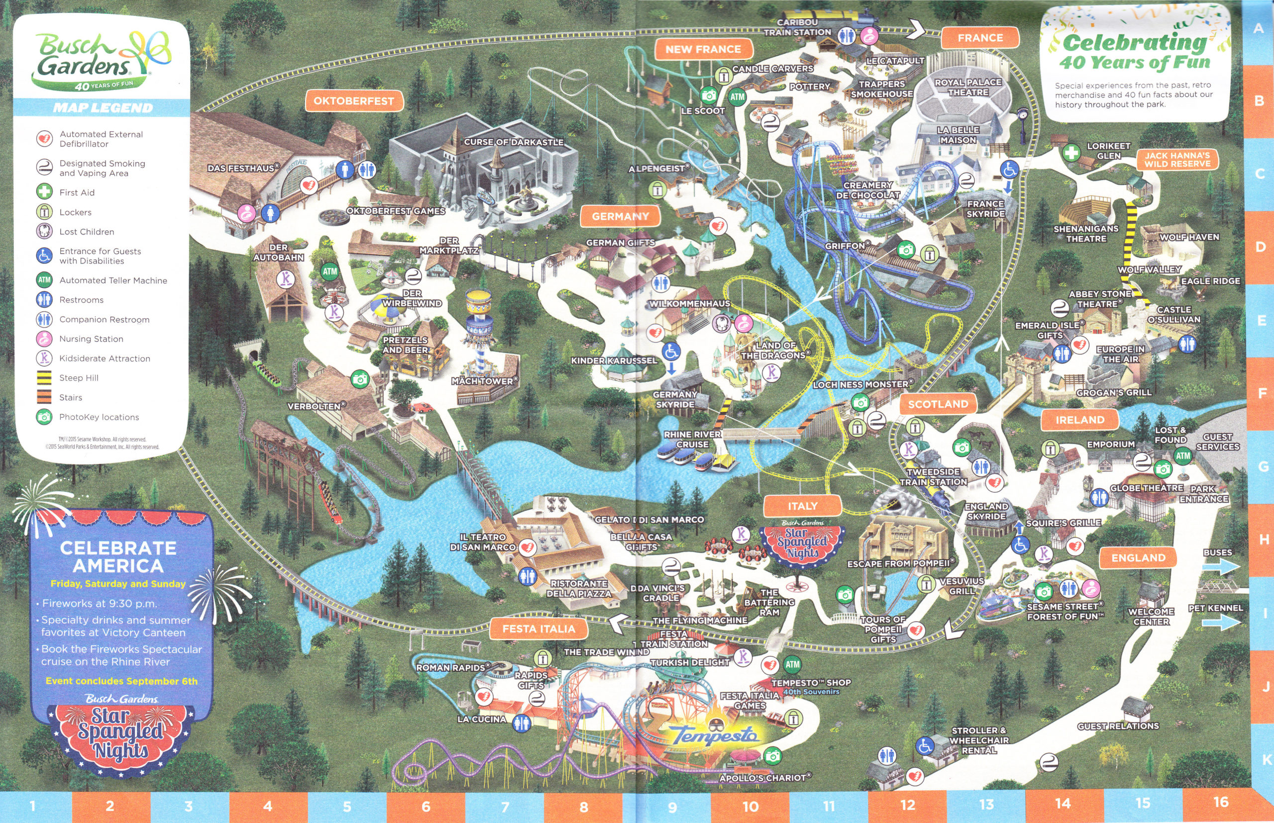 Busch Gardens Williamsburg Map Map Of Zip Codes