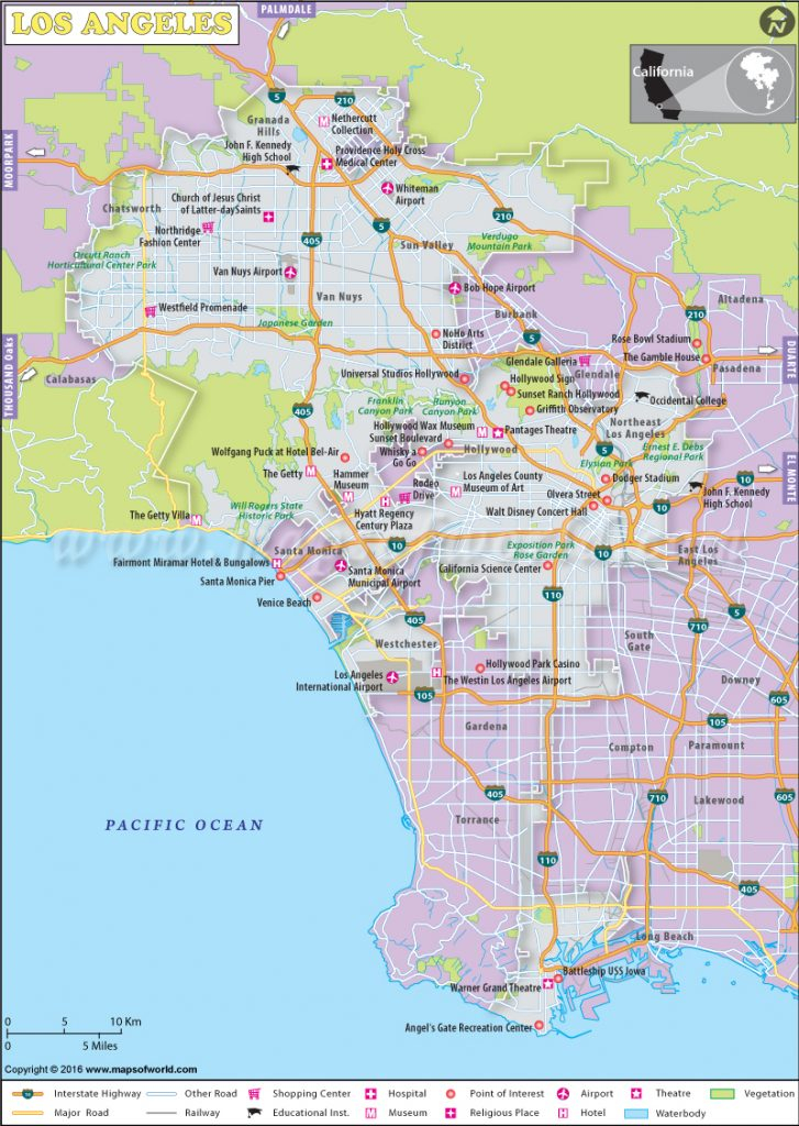 Buy Los Angeles City Map Buy Los Angeles City Map