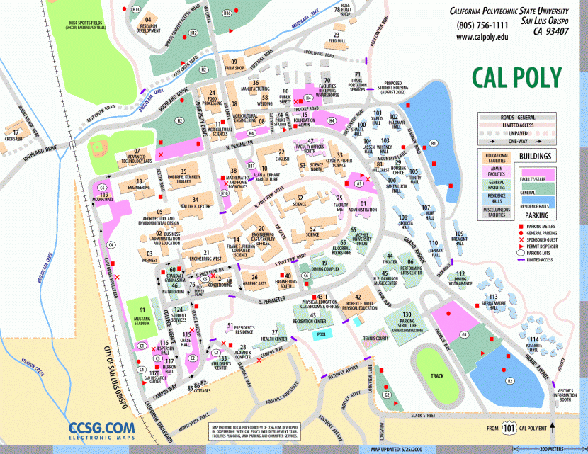 Cal Poly Map Pinotglobal