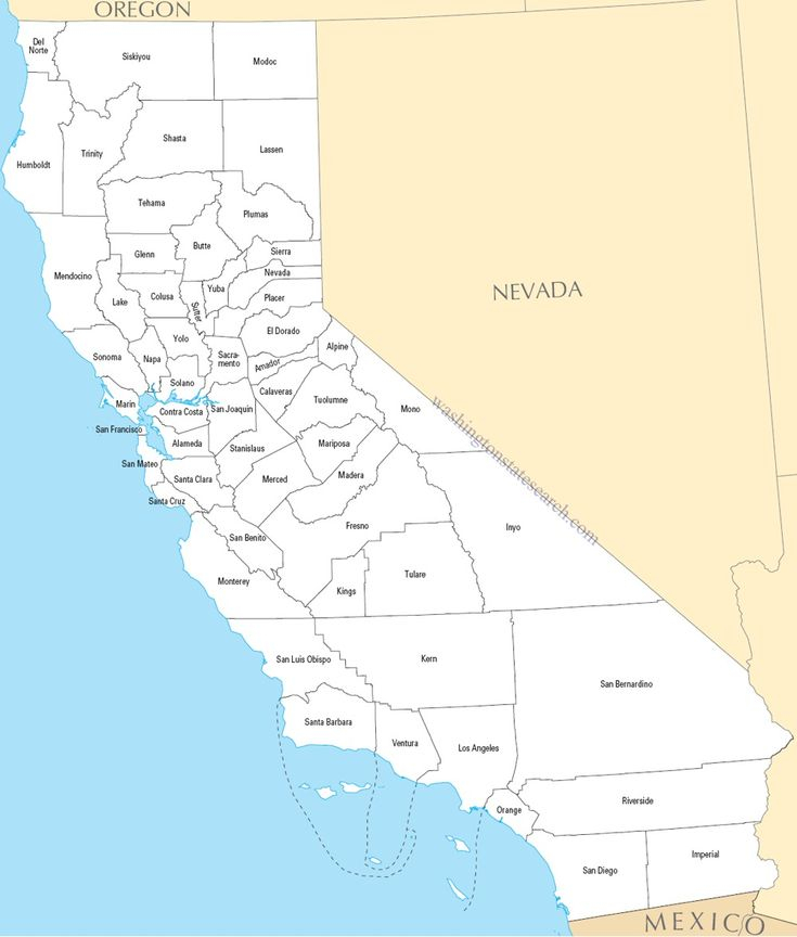 California State Map Printable Our California St California State Map Printable Our California St
