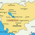 Cambodia City Map Cambodia Cities Map South Eastern