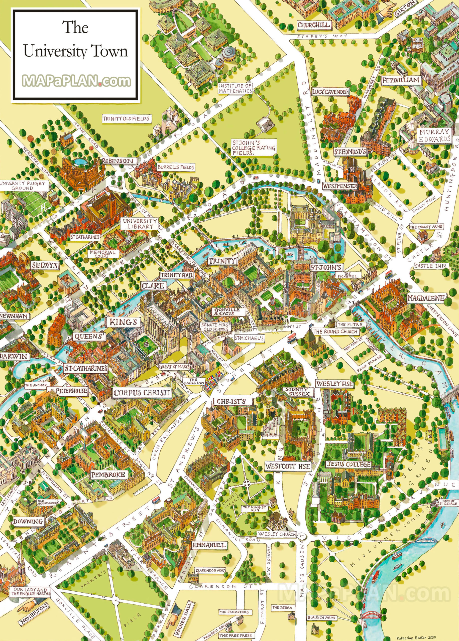 Cambridge Map Cambridge University Campus Departments Cambridge Map Cambridge University Campus Departments