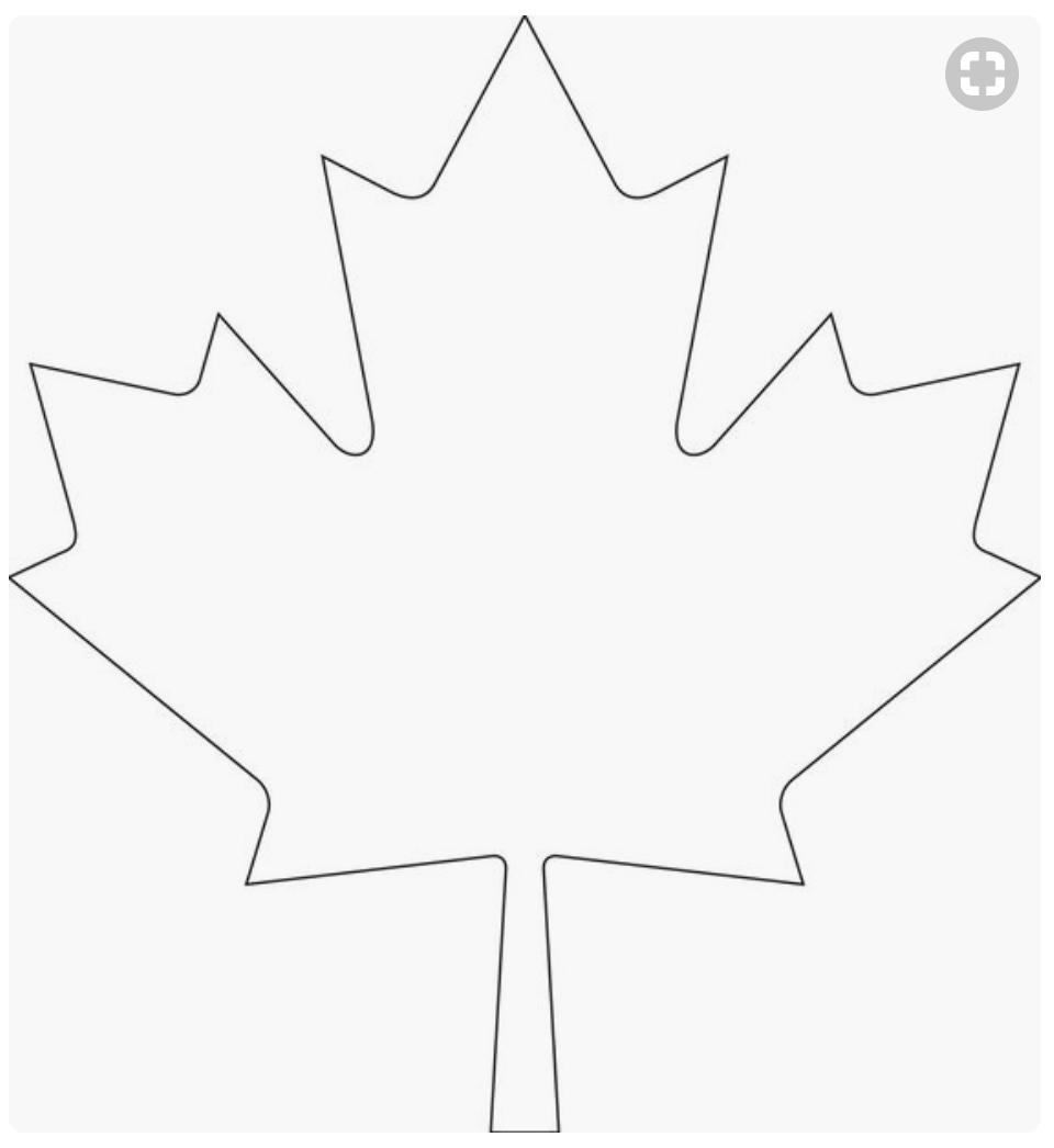 Canada Maple Leaf Template Printable Printable Map of The United States