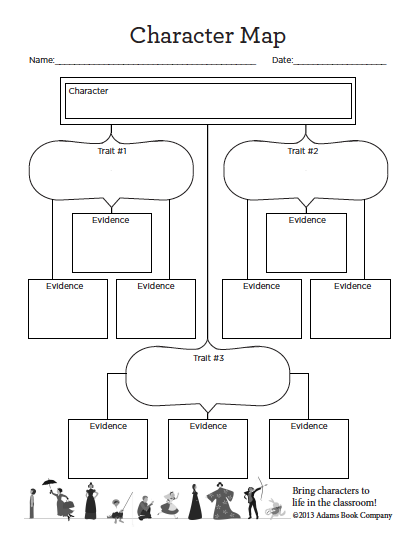 Character Map Printable Worksheet Character Map Writing 