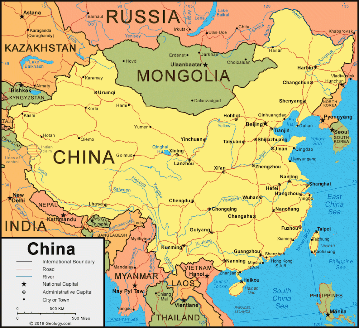 China Map And Other Free Printable International Maps China Map And Other Free Printable International Maps