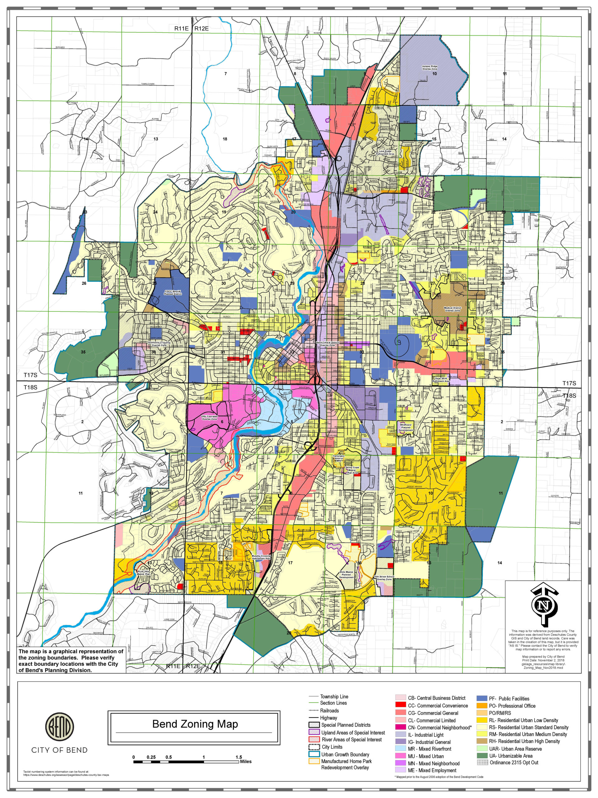 City Maps Economic Development For Central Oregon