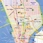 City Of New York Downtown Map New York Map