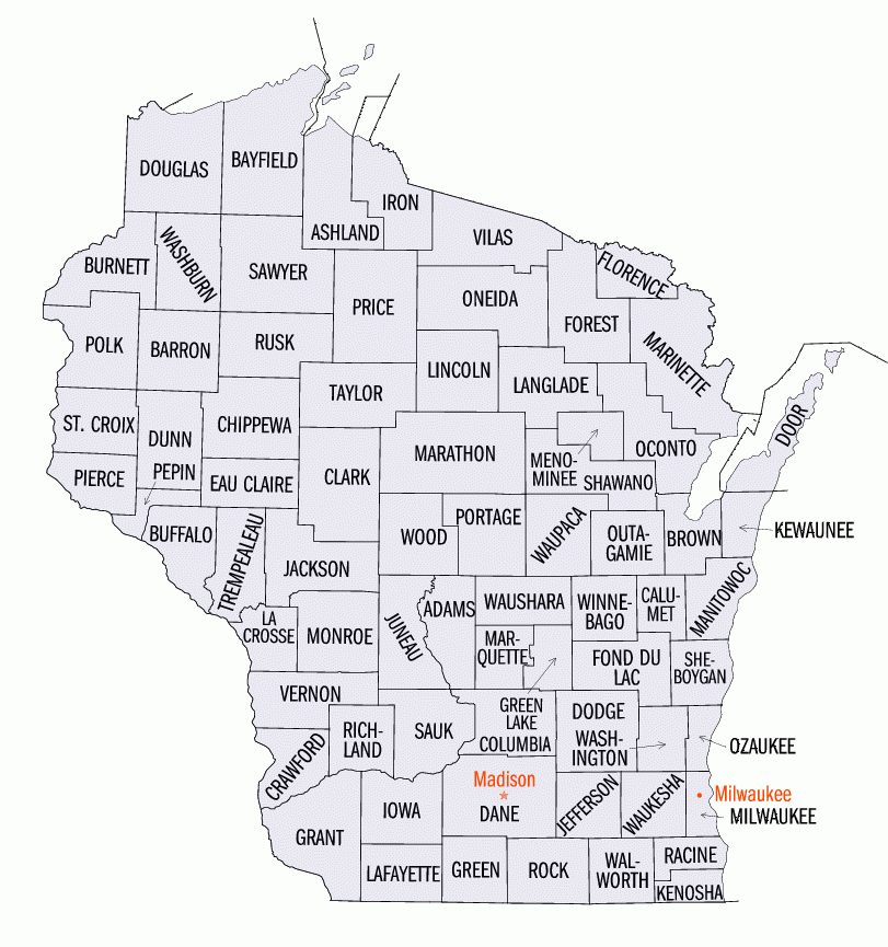 Contee Del Wisconsin Wikipedia Contee Del Wisconsin Wikipedia