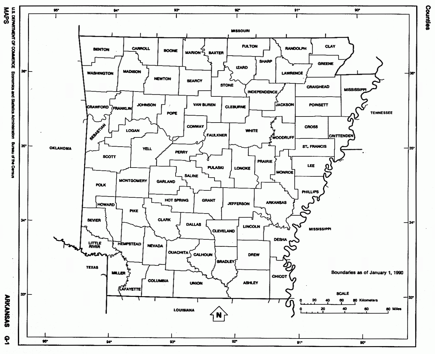 Crawford County Arkansas Map Index