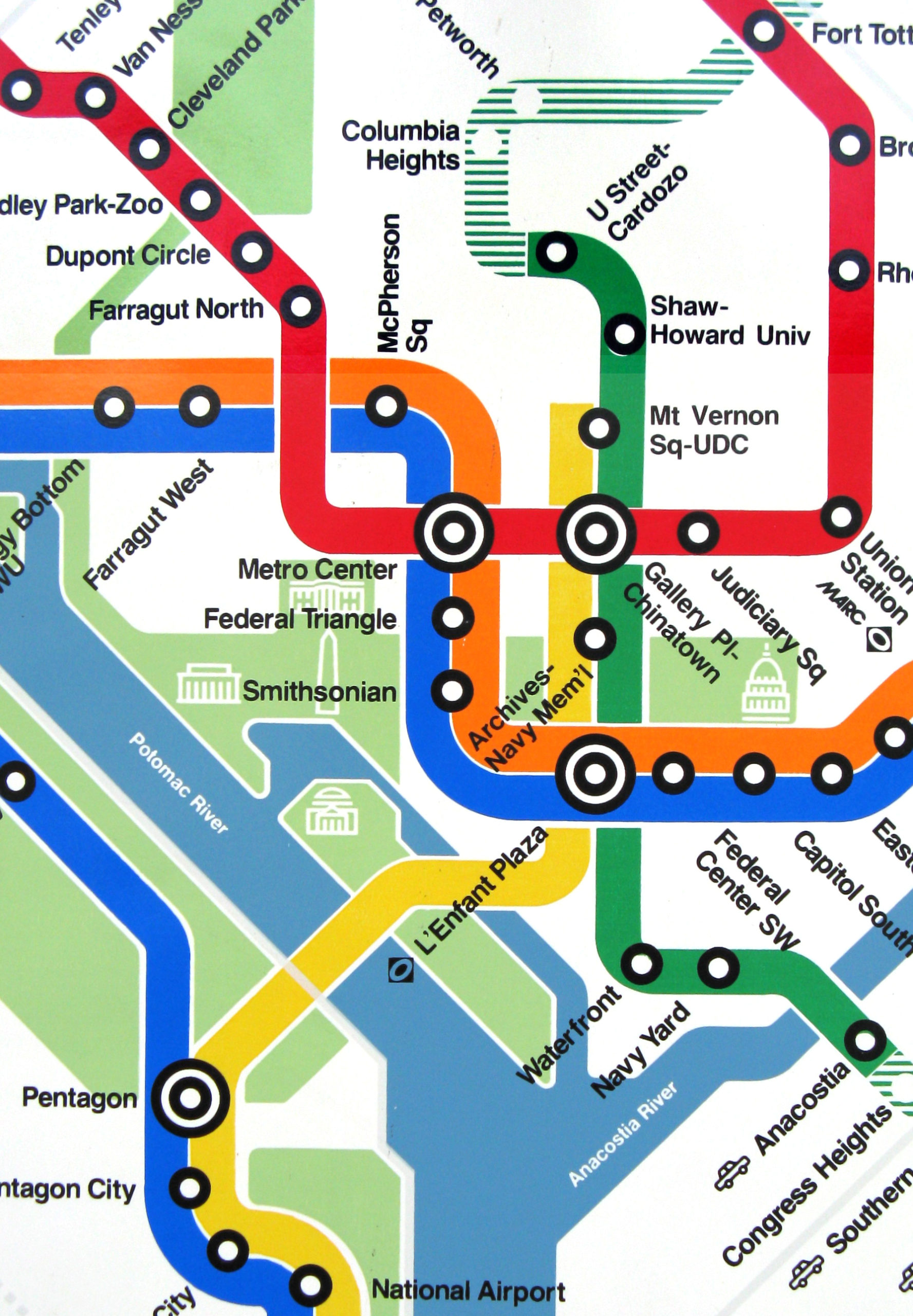 Dc Metro Map Overlay Street Map Metro Map