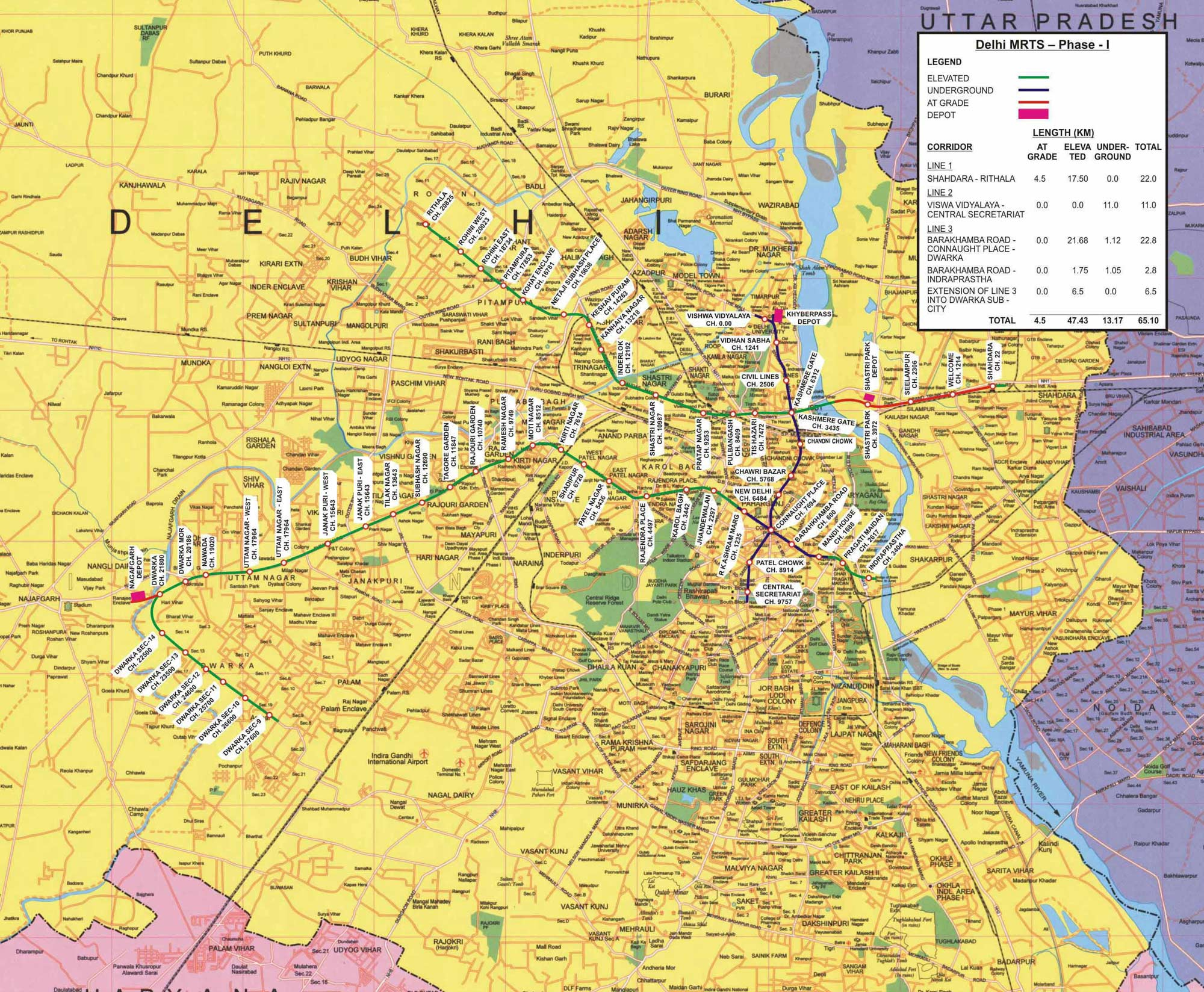 Delhi Political Map Mapsof