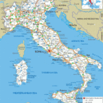 Detailed Clear Large Road Map Of Italy Ezilon Maps