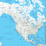 Detailed Clear Large Road Map Of North America Ezilon Maps