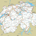 Detailed Clear Large Road Map Of Switzerland Ezilon Maps