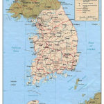 Detailed Political And Administrative Map Of South Korea
