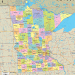 Detailed Political Map Of Minnesota Ezilon Maps