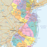 Detailed Political Map Of New Jersey Ezilon Maps