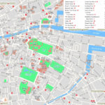 Dublin Map Downtown Dublin Map Of Main Hotels And City