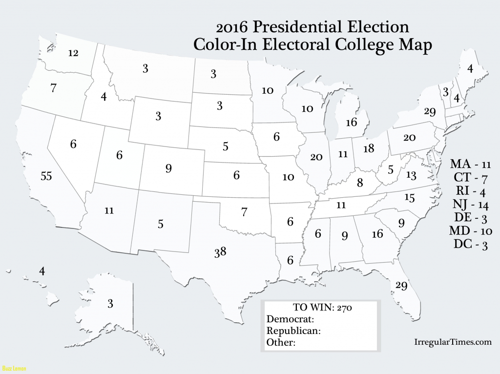 Election 2016 Regarding Blank Electoral College Map 2016 Election 2016 Regarding Blank Electoral College Map 2016