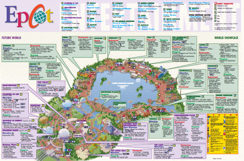 Epcot Map Free Disney Epcot Map Epcot Map Epcot 