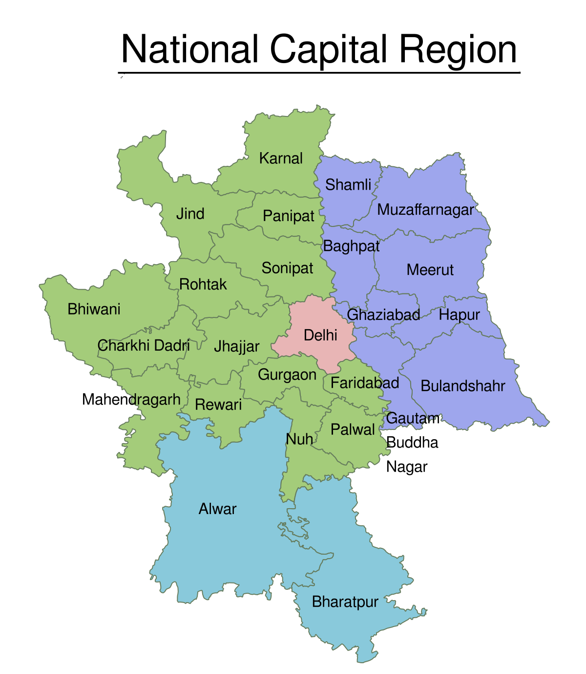 File National Capital Region India Svg Wikimedia Commons File National Capital Region India svg Wikimedia Commons