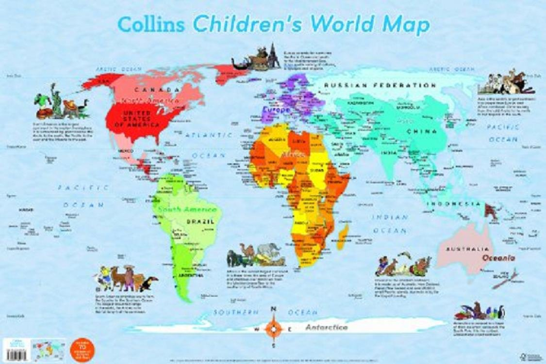 Free Blank Interactive World Map For Children Kids In 
