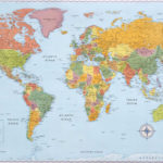 Free Blank Interactive World Map For Children Kids In