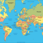 Free Large Printable World Map PDF With Countries World