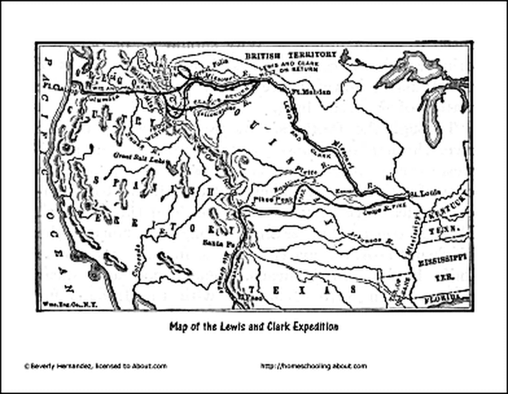 Free Lewis And Clark Printable Worksheets And Coloring 