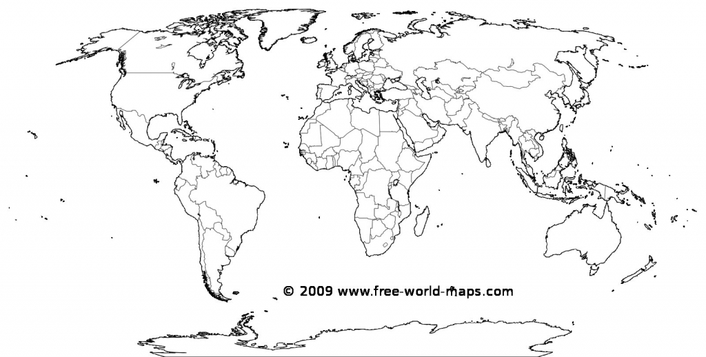 Free Printable Blank World Map Printable Maps