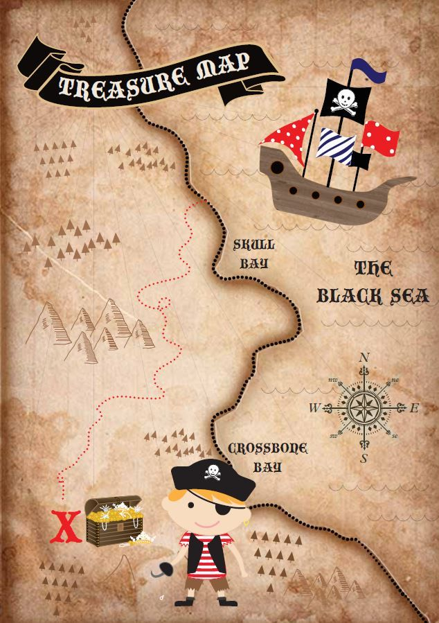 Free Printable Treasure Map From Love JK Because Scarlett Free Printable Treasure Map From Love JK Because Scarlett
