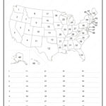 Free Printable United States Map Quiz And Worksheet Map
