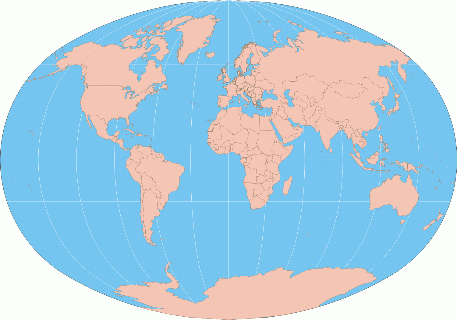 Free Printable World Maps