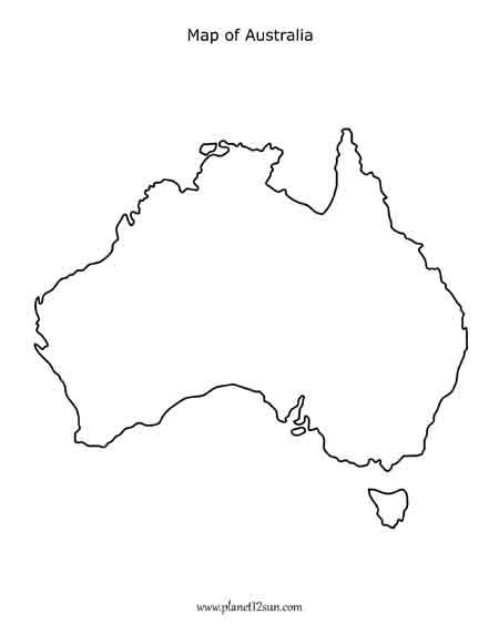 Free Printables For Kids Australia Map Australia Tattoo 