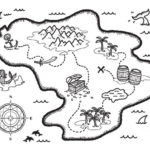 Free Treasure Map Coloring Page Download It At Https