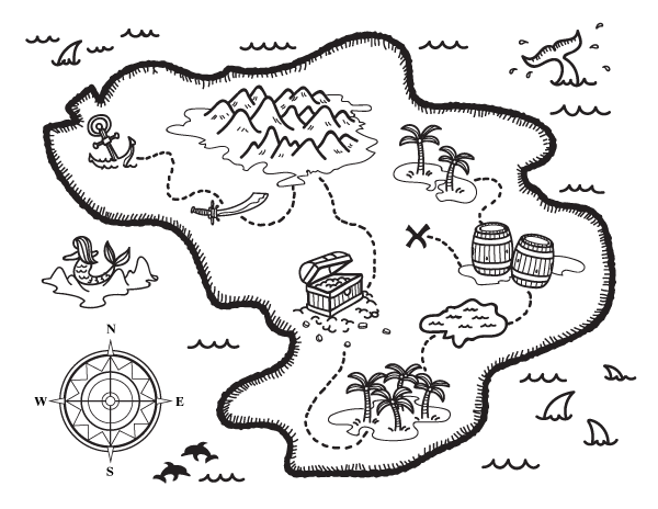 Free Treasure Map Coloring Page Download It At Https Free Treasure Map Coloring Page Download It At Https