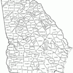 Georgia Counties Map