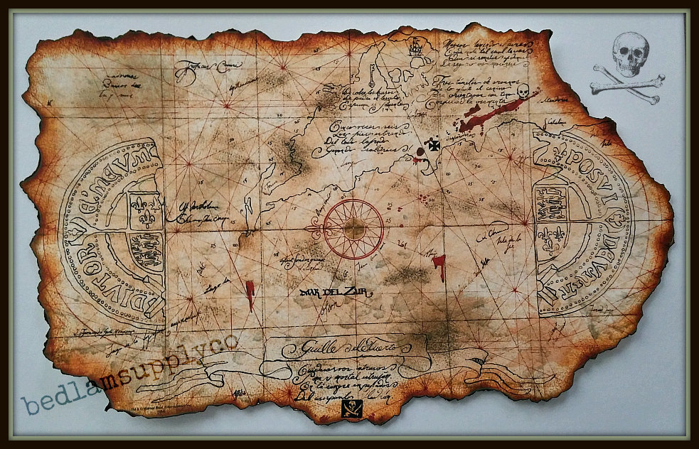 Goonies Treasure Map Print By BedlamSupplyCo On Etsy Goonies Treasure Map Print By BedlamSupplyCo On Etsy