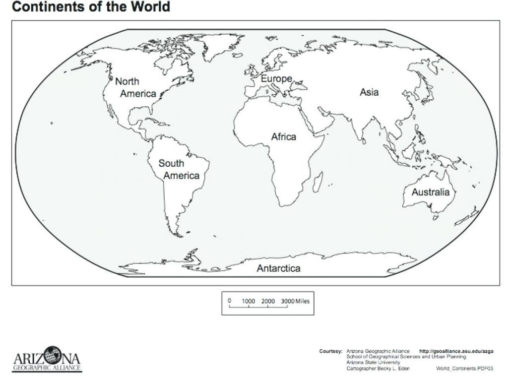 Great Image Of Continents Coloring Page Entitlementtrap 