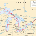 Great Lakes Commercial Routes Students Britannica