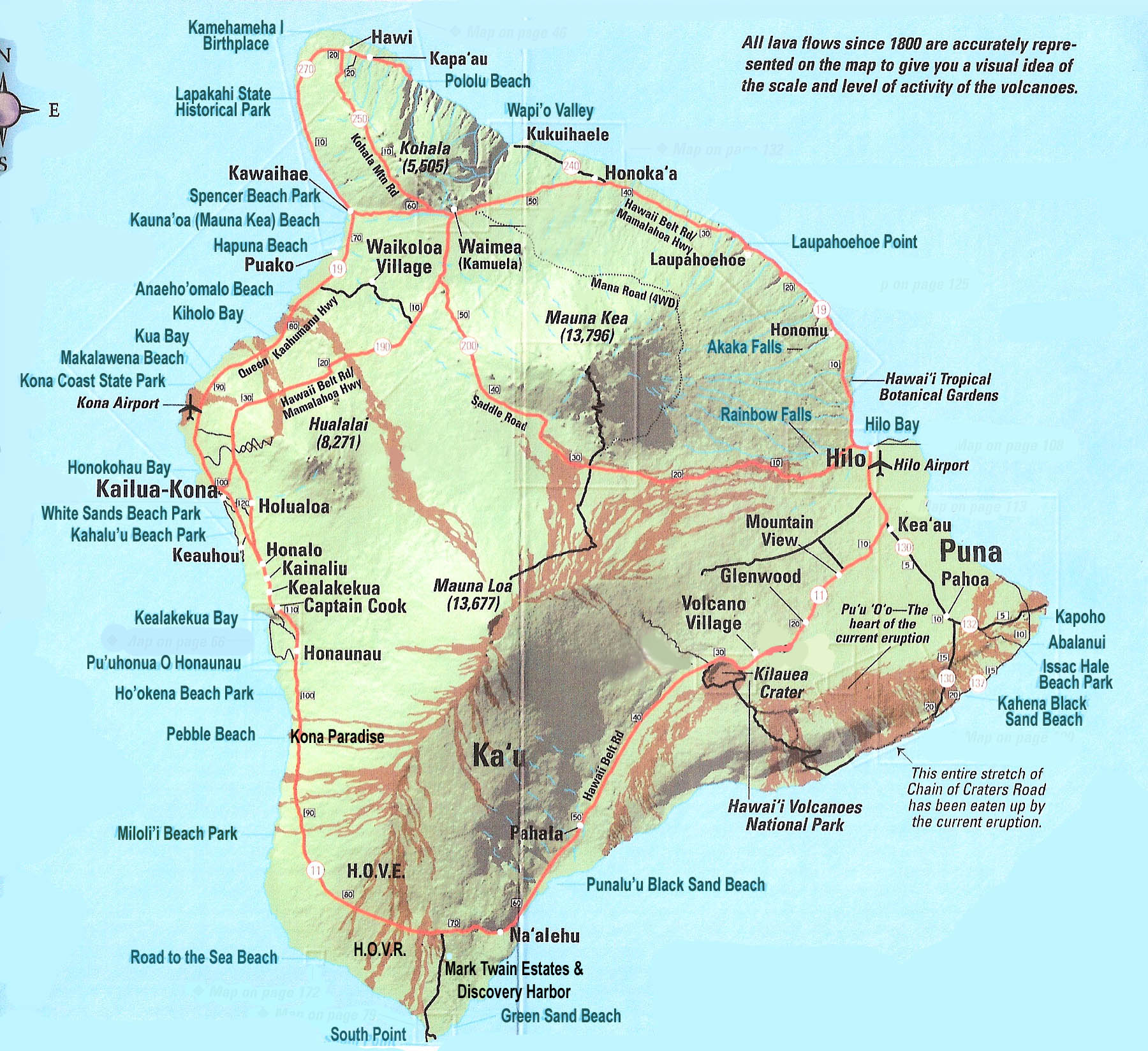 Hawaii Island Map Hawaii Mappery Hawaii Island Map Hawaii Mappery