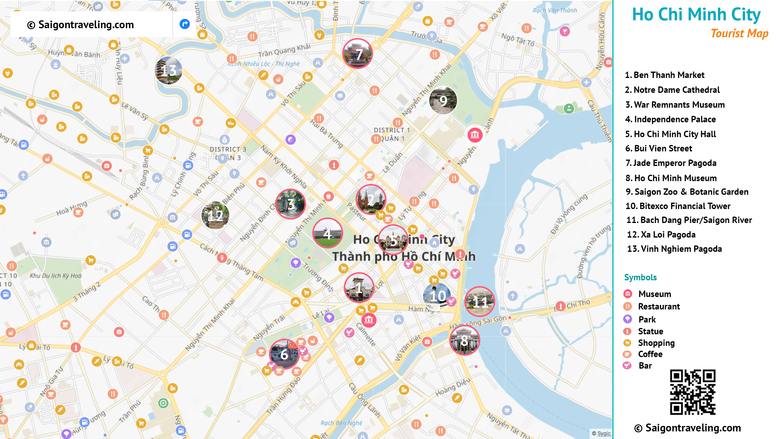 Ho Chi Minh City Tourist Map Saigon Map Tourist Ho Chi Minh City Tourist Map Saigon Map Tourist