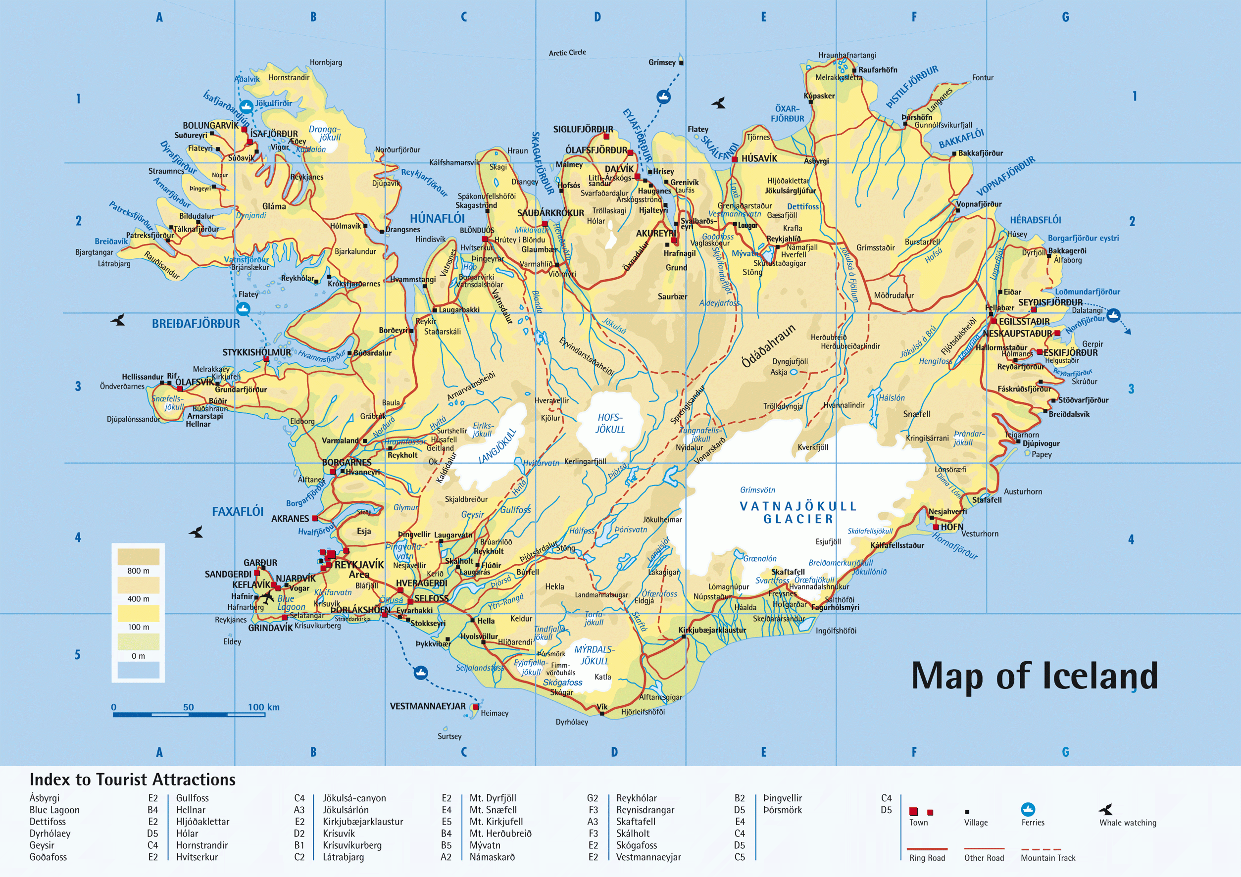 Iceland Tourism Printable Iceland Tourist Map Iceland Iceland Tourism Printable Iceland Tourist Map Iceland