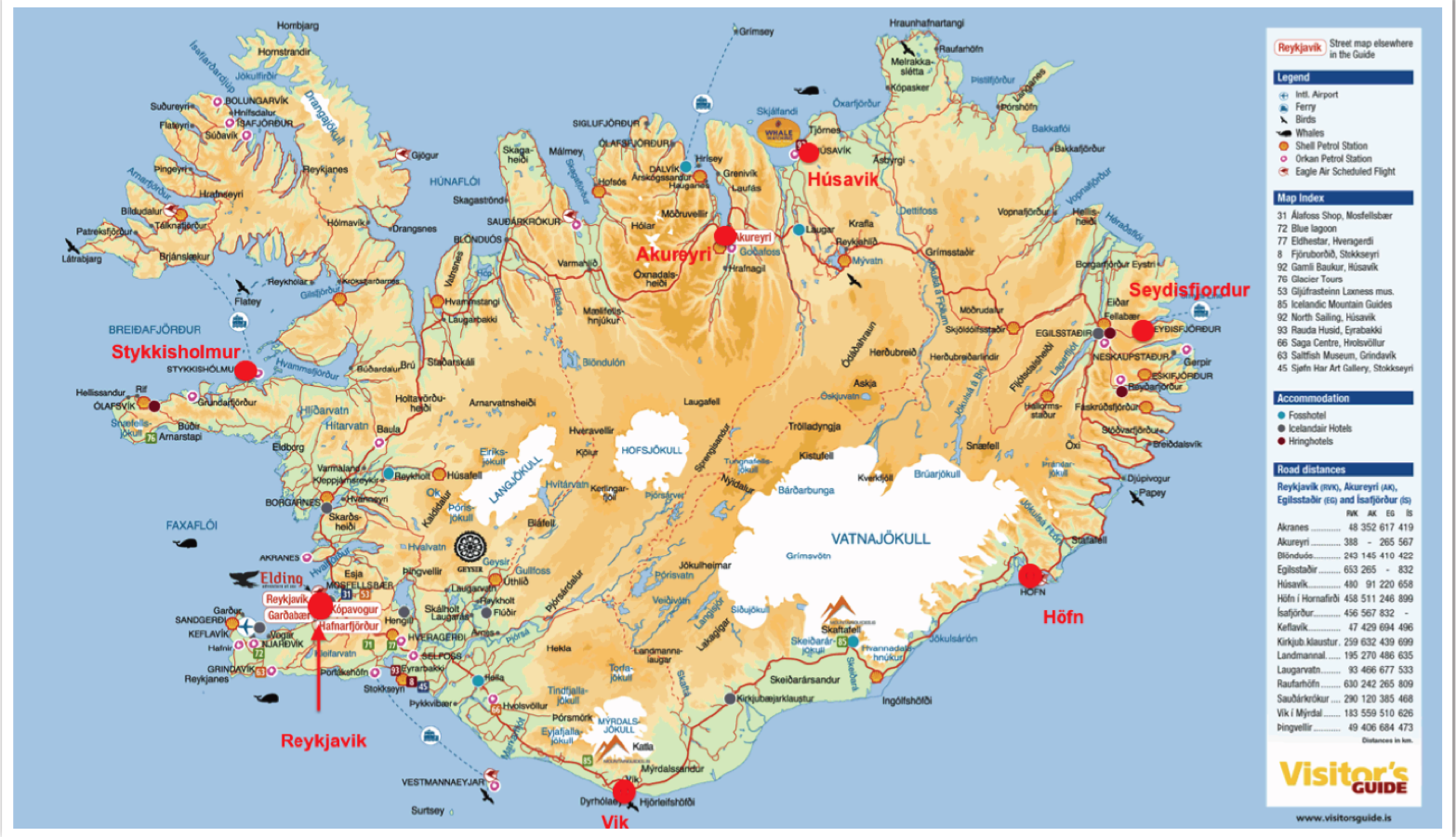 Icelandic Map ISCI 361