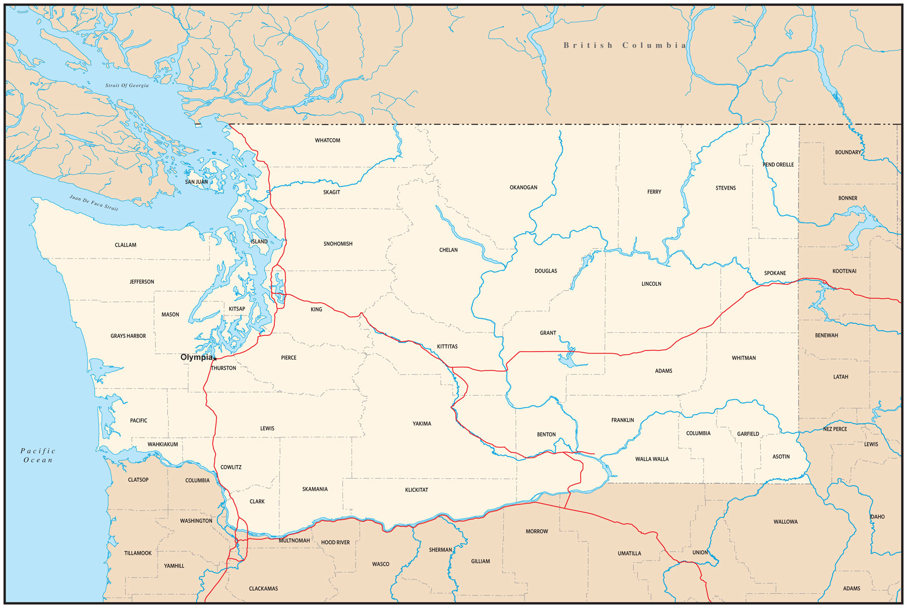 Image Pacific Northwest Map Clipart 20 Free Cliparts 