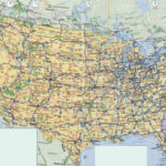 In High resolution Highways Map Of The USA The USA