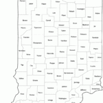 Indiana County Map With County Names County Map Family