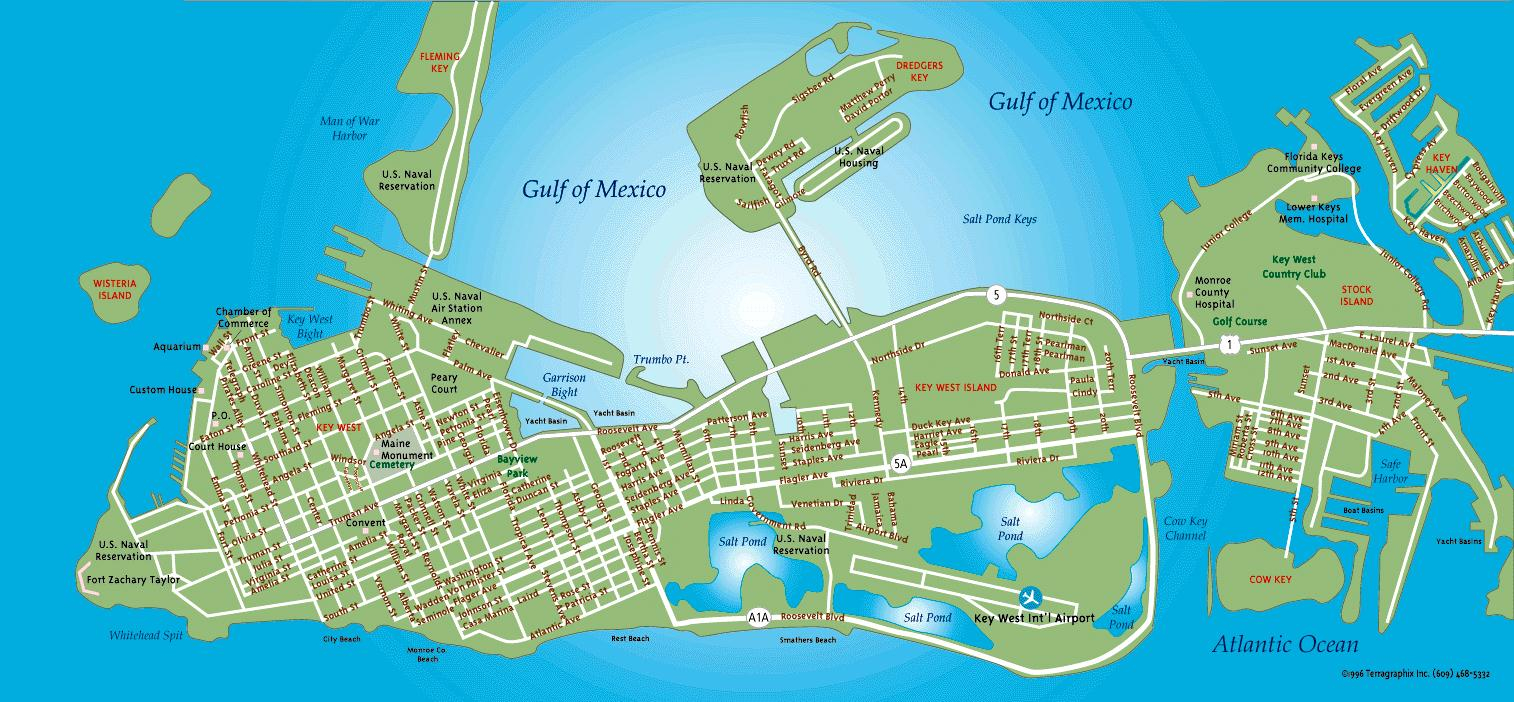 Indigo Moon Key West Map