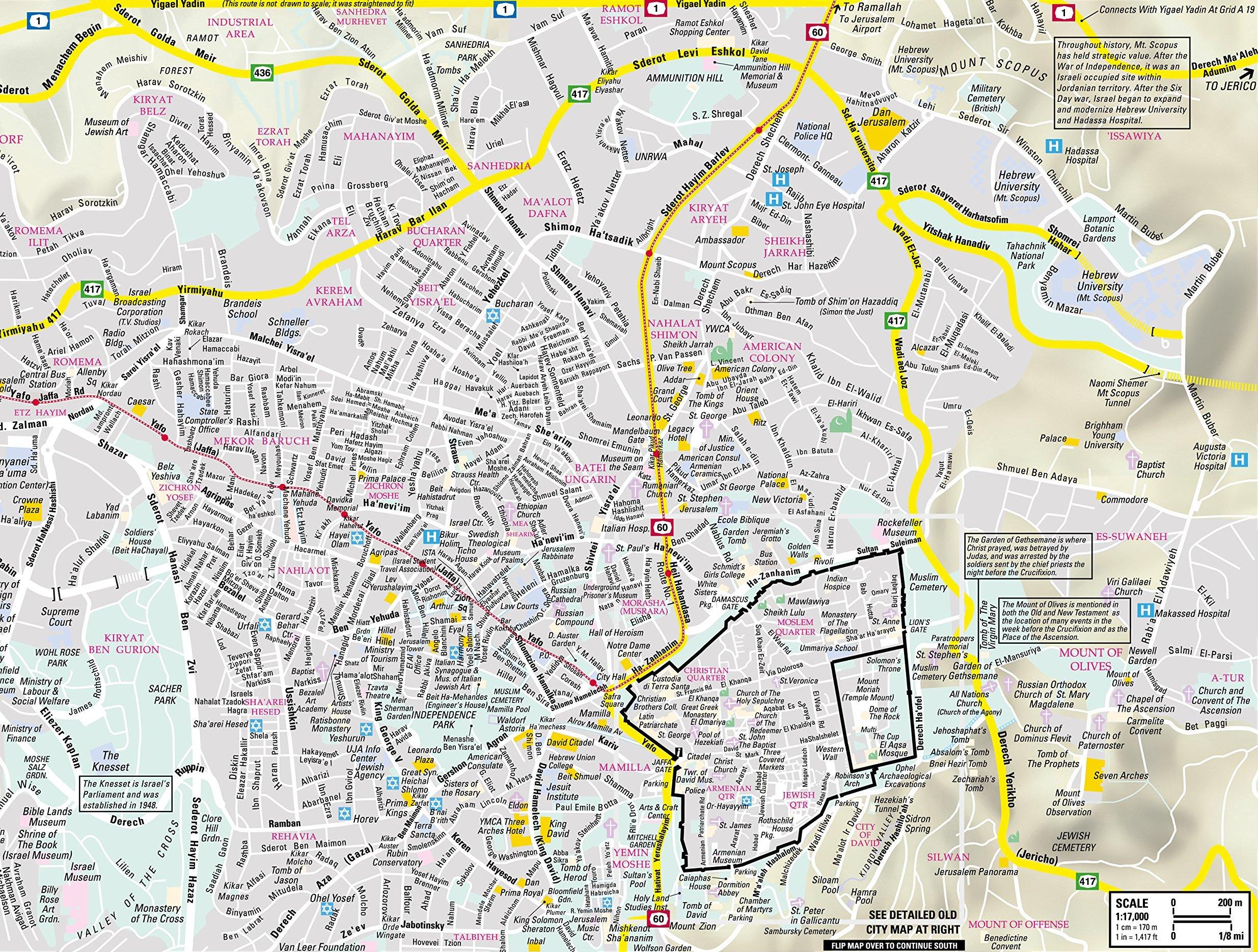 Jerusalem Maps Transport Maps And Tourist Maps Of 