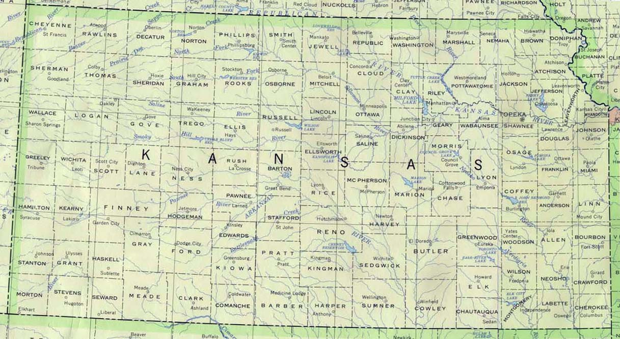 Kansas Maps Perry Casta eda Map Collection UT Library 
